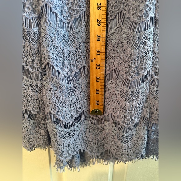 FREE PEOPLE Intimately MD Daydream Eyelash Lace Mini Dress Open Back Lined SEXY - Picture 7 of 16